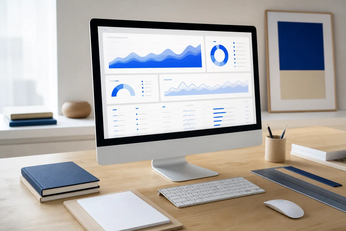 Rapport de performance et de positions d’un site sur un écran